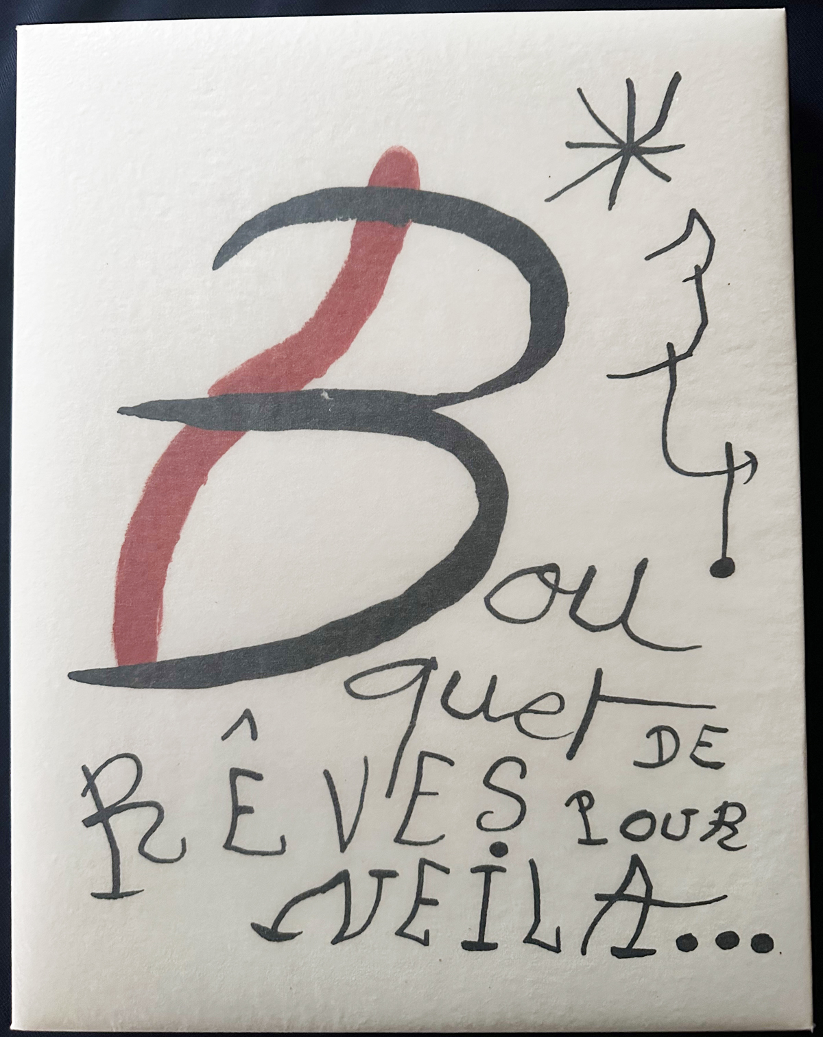 Miro. Bouquet de rives pour Neila. With 18 lithographs.